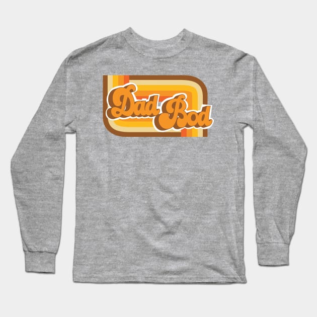 Dad Bod 1970's Long Sleeve T-Shirt by lukemorgan1